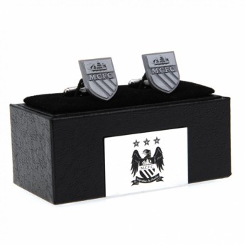 Manchester City butoni Cufflinks Chrome