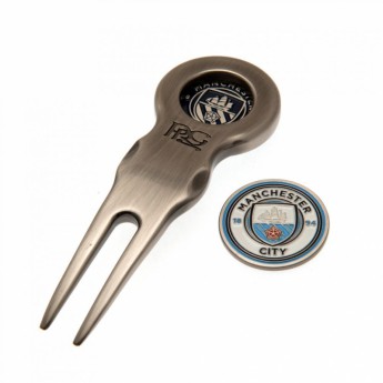 Manchester City set furculiță de marcare Divot Tool & Marker