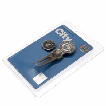 Manchester City set furculiță de marcare Divot Tool & Marker