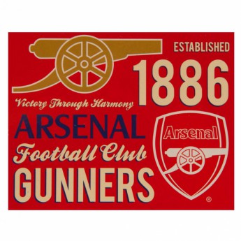 FC Arsenal pătură Sherpa Fleece Blanket