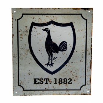 Tottenham Hotspur semn pe perete Retro Logo Sign