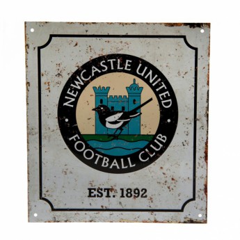 Newcastle United semn pe perete Retro Logo Sign