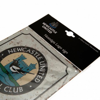 Newcastle United semn pe perete Retro Logo Sign