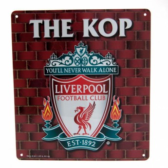 FC Liverpool semn pe perete The Kop Sign