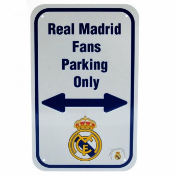 Real Madrid semn metalic No Parking Sign