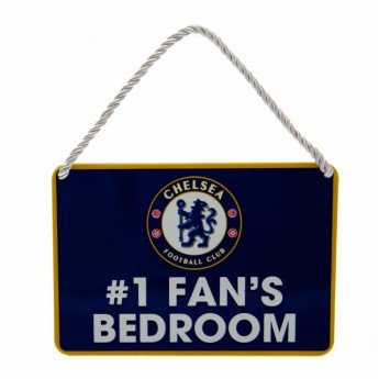 FC Chelsea semn pentru dormitor blue Bedroom Sign No1 Fan