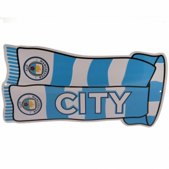 Manchester City semn metalic Show Your Colours Sign