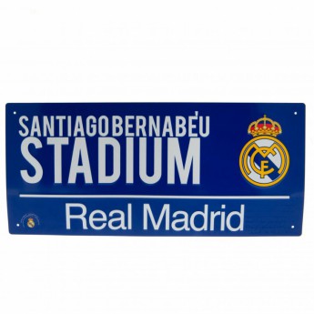 Real Madrid semn metalic Street Sign BL