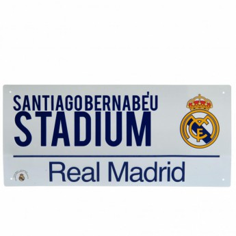 Real Madrid semn metalic Street Sign