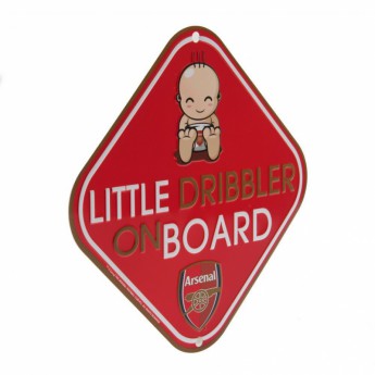 FC Arsenal abțibild bebeluș în mașină Little Dribbler