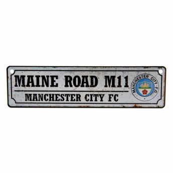 Manchester City semn pe geam Retro Window Sign