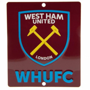 West Ham United semn pe geam Window Sign SQ