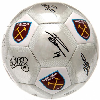 West Ham United balon cu autograf Football Signature SV