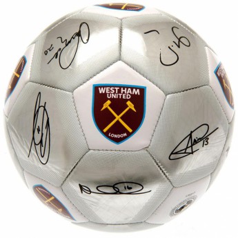 West Ham United balon cu autograf Football Signature SV