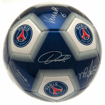 Paris Saint Germain balon cu autograf Football Signature