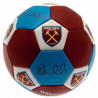 West Ham United balon de fotbal Nuskin Football Size 3