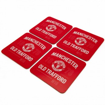 Manchester United set suport oale 4pk Coaster Set