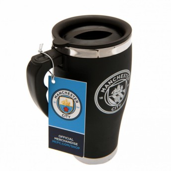 Manchester City cană de călătorie black Travel Mug with handle