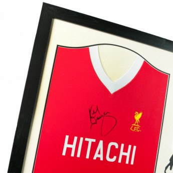 FC Liverpool tricou înrămat Dalglish Signed Shirt Silhouette
