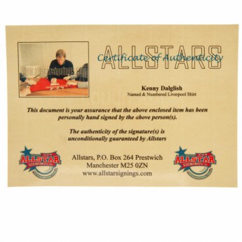 Legende tricou de fotbal FC Liverpool Dalglish Signed Shirt