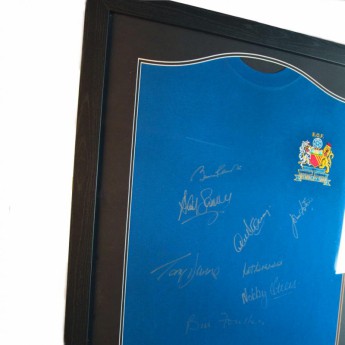 Legende tricou înrămat Manchester United 1968 European Cup Final Signed Shirt (Framed)
