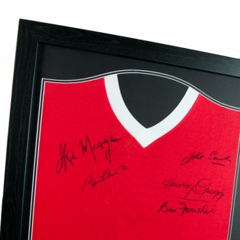 Legende tricou înrămat Manchester United 1958 Busby Babes Signed Shirt (Framed)