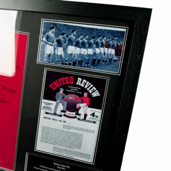 Legende tricou înrămat Manchester United 1958 Busby Babes Signed Shirt (Framed)