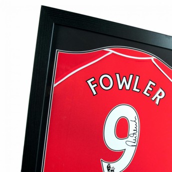 Legende tricou înrămat FC Liverpool Fowler Signed Shirt (Framed)