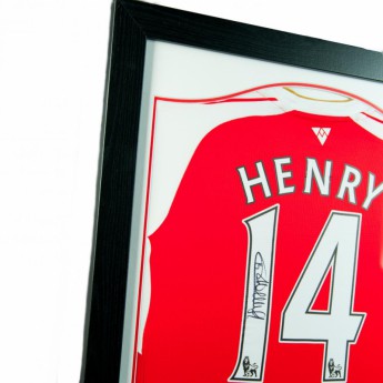 Legende tricou înrămat FC Arsenal Henry Signed Shirt (Framed)