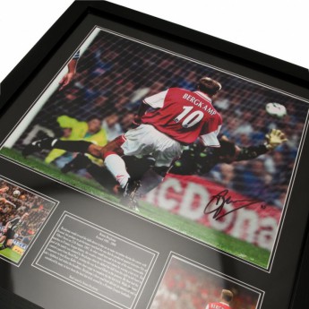 Legende poză în ramă FC Arsenal Bergkamp Signed Framed Print