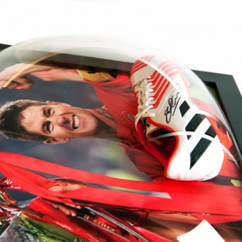 Legende ghete de fotbal înrămate FC Liverpool Gerrard Signed Boot (Framed)