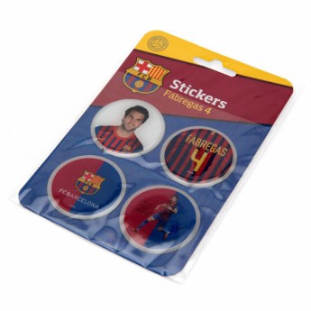 FC Barcelona abțibilduri 3D Stickers 4pk Fabregas