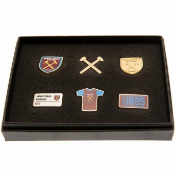 West Ham United set embleme 6 Piece Badge Set