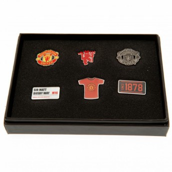 Manchester United set embleme 6 Piece Badge Set