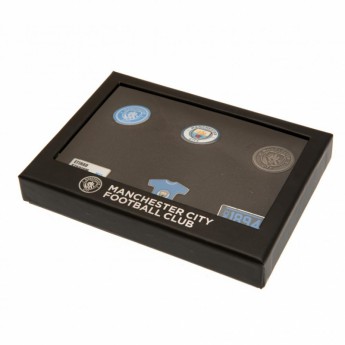 Manchester City set embleme 6 Piece Badge Set