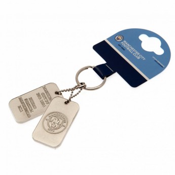 Manchester City breloc Dog Tag Keyring
