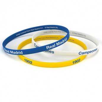 Real Madrid brătară din silicon 3pk Silicone Wristbands