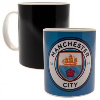 Manchester City cană Heat Changing Mug GR