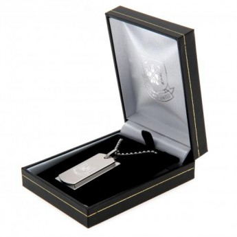 West Ham United lănțișor de gât cu pandantiv câine Double Dog Tag & Chain CT