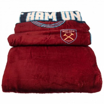 West Ham United pătură Sherpa Fleece Blanket 1