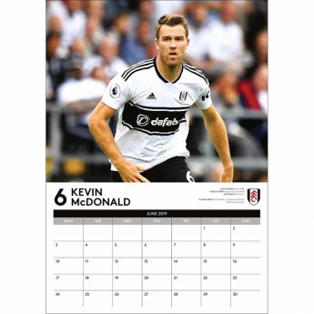 Fulham calendar 2019 official A3