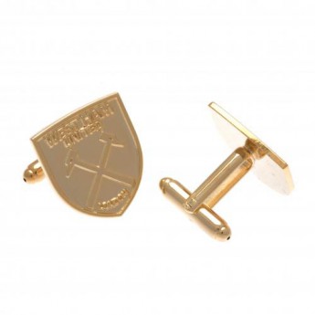 West Ham United butoni Gold Plated Cufflinks