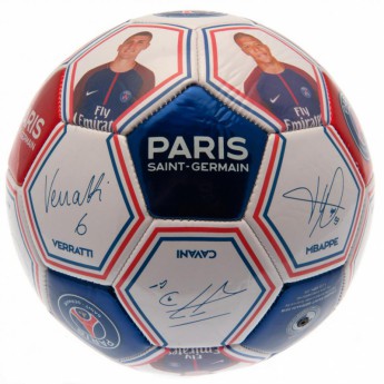 Paris Saint Germain miniatură minge de fotbal Photo Signature Football