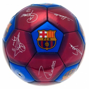 FC Barcelona miniatură minge de fotbal Football Signature