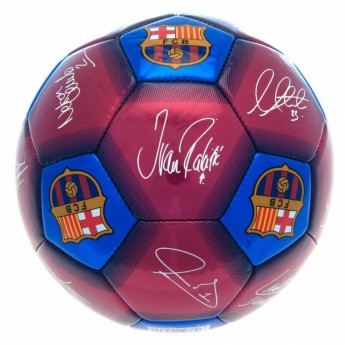 FC Barcelona miniatură minge de fotbal Football Signature