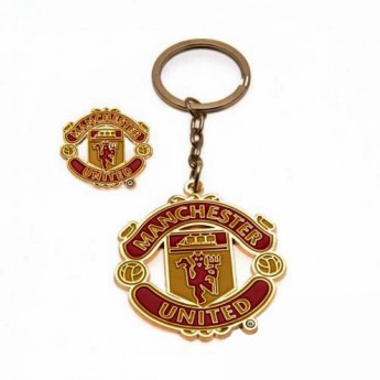 Manchester United breloc și insignă design set