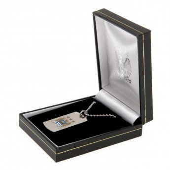 Manchester City colier Colour Crest Dog Tag & Chain EC