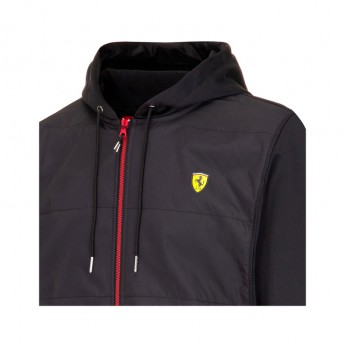 Ferrari hanorac de bărbați cu glugă Full Zip black F1 Team 2016