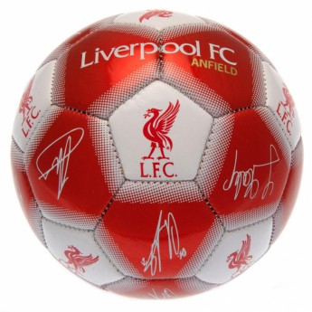 FC Liverpool miniatură minge de fotbal Mini Ball Signature