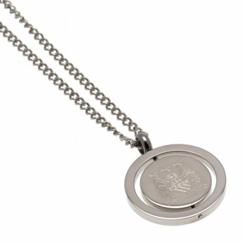 Manchester City lănțișor de gât cu pandantiv Spinner Pendant & Chain EC